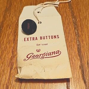 Vintage Georgiana Extra Button